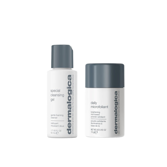 Dermalogica เซ็ตล้างหน้าและผลัดเซลล์ผิวขายดีอันดับ 1 [daily Microfoliant 13g + Special Cleansing Gel 50ml]